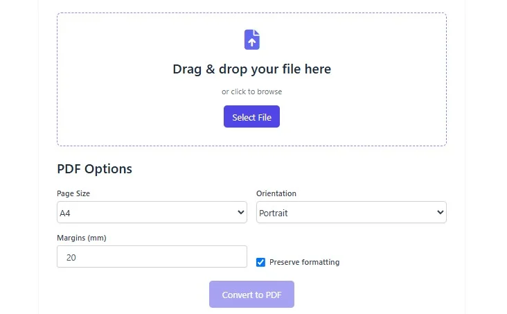 Doc to PDF Converter